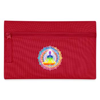 Yoga Lotus Chakra Meditation I - Federtasche - Rot - Vorne
