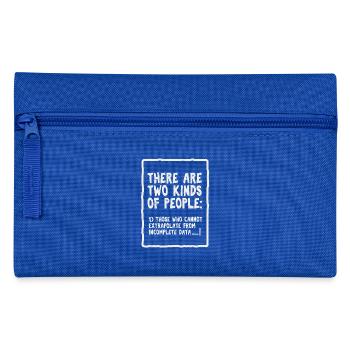 Incomplete Data Funny Science Nerd - Pencil Case - royal blue - Front