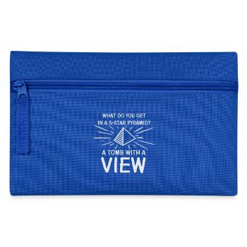 Archéologue archéologue égyptologue pyramide blague - Trousse - bleu royal - Devant