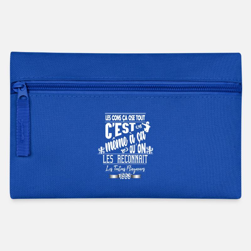 les cons ça ose tout ! V1 - Trousse - bleu royal