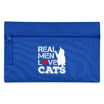 Chat drôle - Trousse - bleu royal - Devant