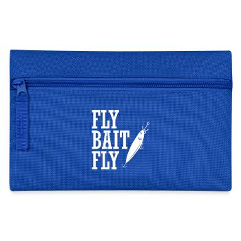 Fishing Fishing Gift Bait Angler Fish Sport. - Pencil Case - royal blue - Front