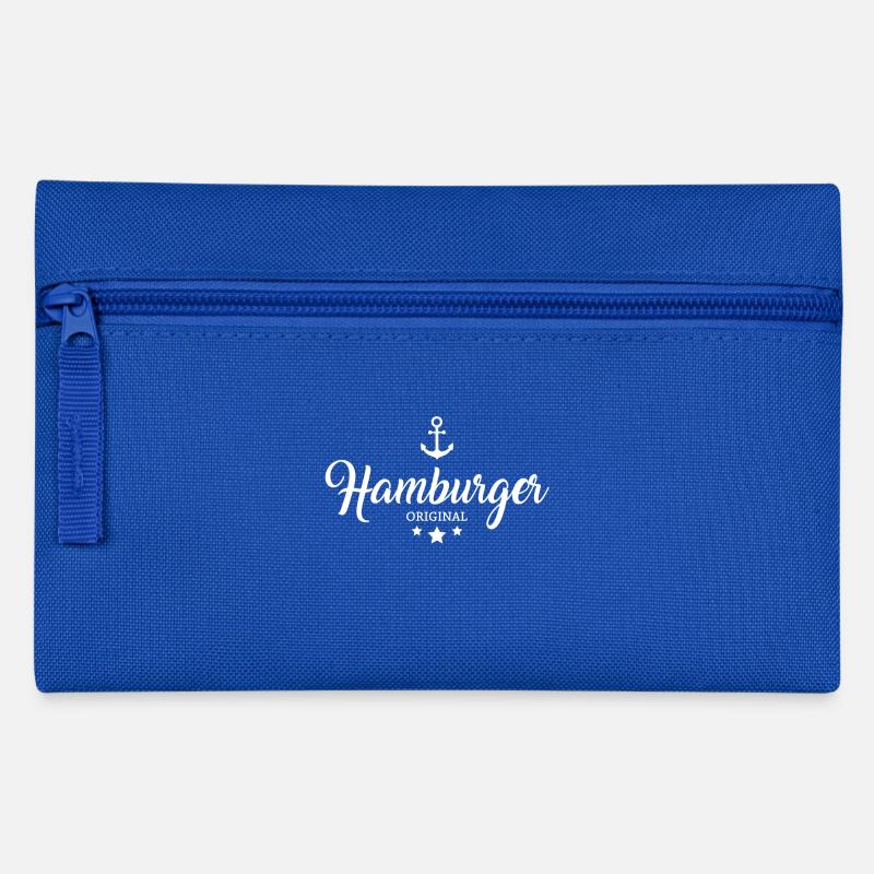 Hamburger - Anker - Federtasche - Royalblau