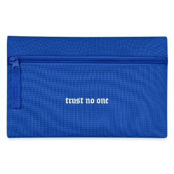 trust no one - Pencil Case - royal blue - Front