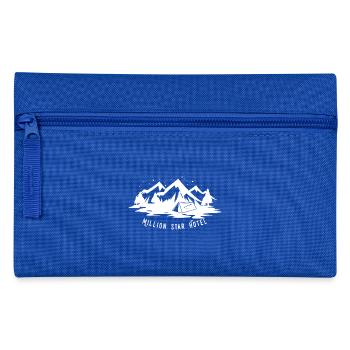 Camping tentes cadeau étoiles montagnes hôtel vacances - Trousse - bleu royal - Devant
