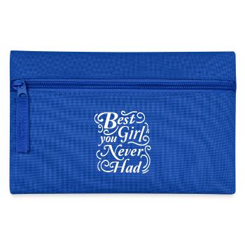 MEILLEUR FILLE BLANC - Trousse - bleu royal - Devant