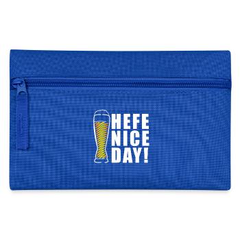 Yeast nice day! Wheat Gift Idea - Pencil Case - royal blue - Front