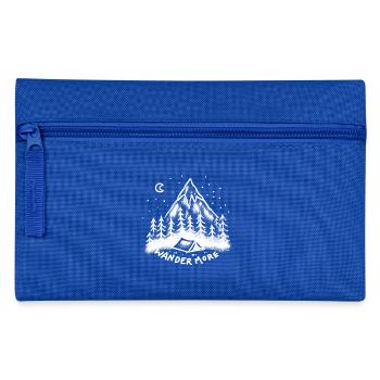 +++Limited Edition+++ Wander more - Federtasche - Royalblau - Vorne