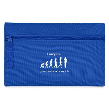 attorneys - Pencil Case - royal blue - Front