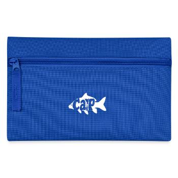 Karpfen Fisch - Federtasche - Royalblau - Vorne