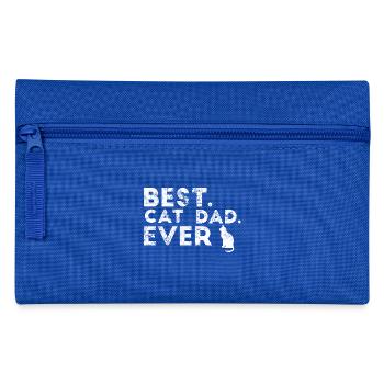 Cats Cat Cat Père Cat propriétaire cadeau - Trousse - bleu royal - Devant