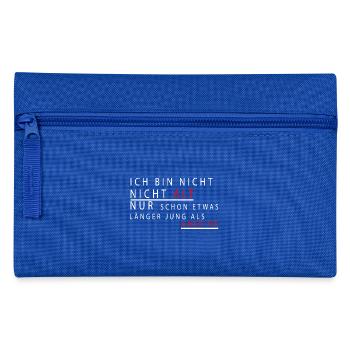 Ich bin nicht alt - Federtasche - Royalblau - Vorne