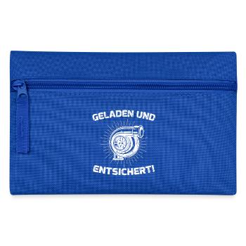 Chargé et déverrouillé - Trousse - bleu royal - Devant