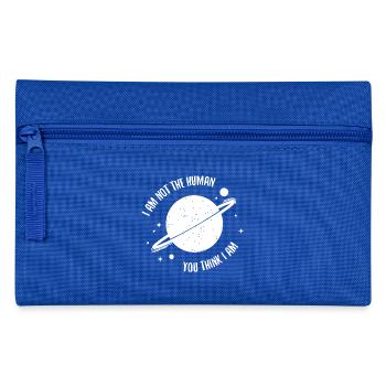 Space Planet Gift L'astronaute De Saturne Ufo Moon - Trousse - bleu royal - Devant