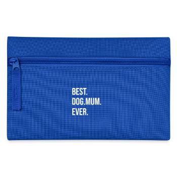 Best Dog Mum Ever - Pencil Case - royal blue - Front