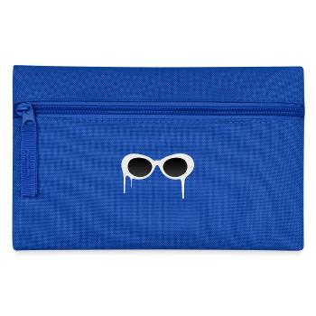 Clout Goggles Glasses Sonnenbrille Retro Geschenk - Federtasche - Royalblau - Vorne
