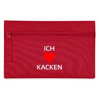 J’adore les caca - Trousse - rouge - Devant