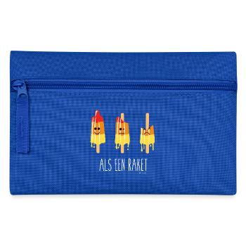 Wie eine Rakete - Federtasche - Royalblau - Vorne
