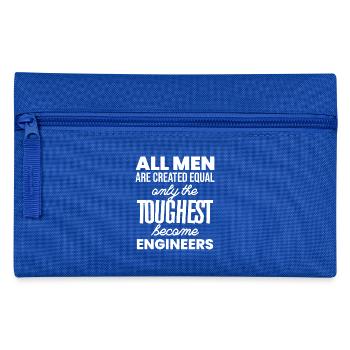 Ingenieur Geschenk Beruf Technik Maschine Jobs - Federtasche - Royalblau - Vorne