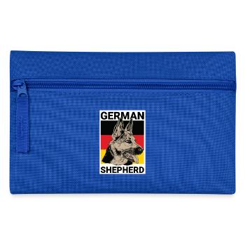 German Shepherd - Dog - Germany - Pencil Case - royal blue - Front