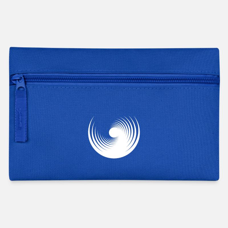 Geometrische Form - Federtasche - Royalblau