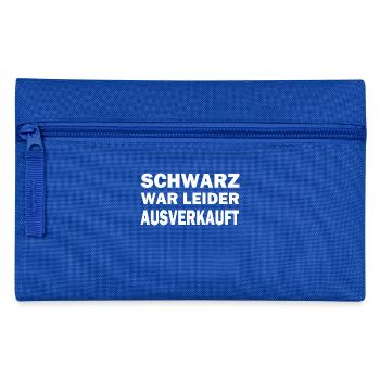 schwarz war leider ausverkauft - Federtasche - Royalblau - Vorne