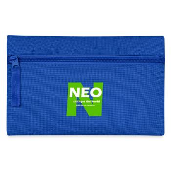 Neo changes the world - Trousse - bleu royal - Devant