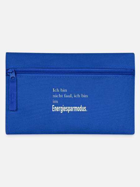 Ich bin nicht faul... - Federtasche - Royalblau