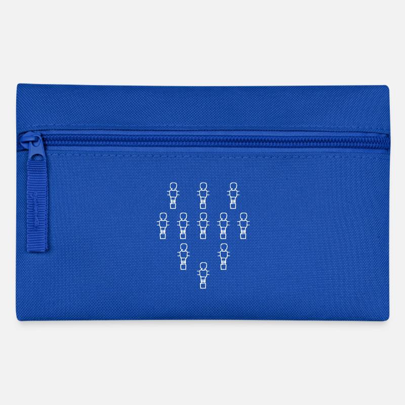 Kicker Aufstellung - Federtasche - Royalblau