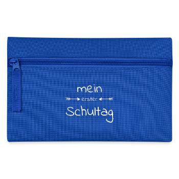 erster Schultag - Federtasche - Royalblau - Vorne