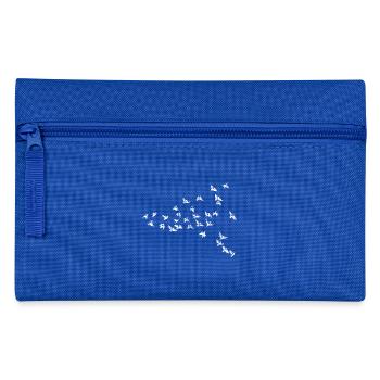 oiseaux - Trousse - bleu royal - Devant