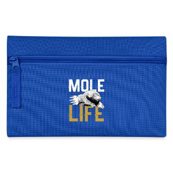 Maulwurf Leben - Federtasche - Royalblau - Vorne