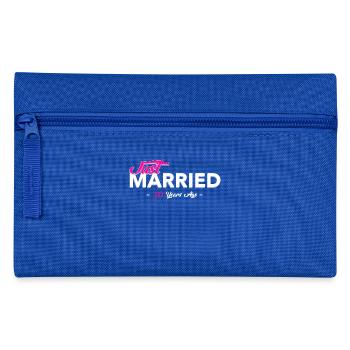 just married 30 years - Pencil Case - royal blue - Front
