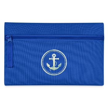 anchor - Pencil Case - royal blue - Front