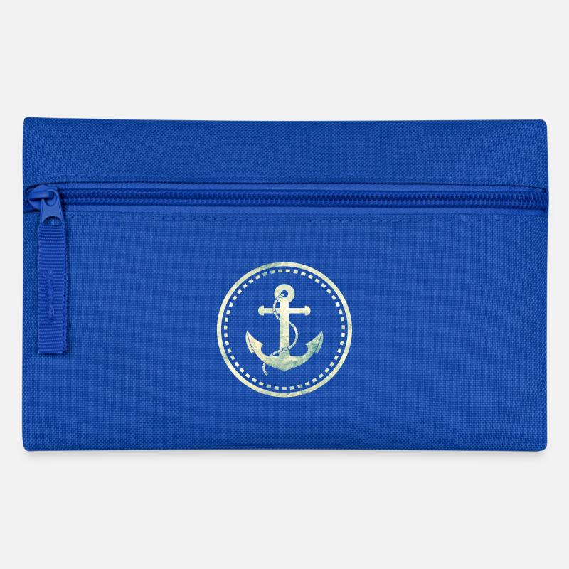 Anker - Federtasche - Royalblau