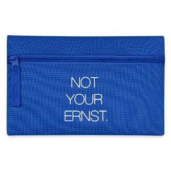 Not Your Ernst - Federtasche - Royalblau - Vorne