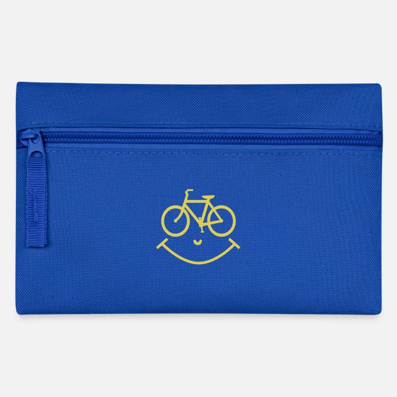 Fahrrad - Federtasche - Royalblau