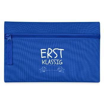 Einschulung - Federtasche - Royalblau - Vorne