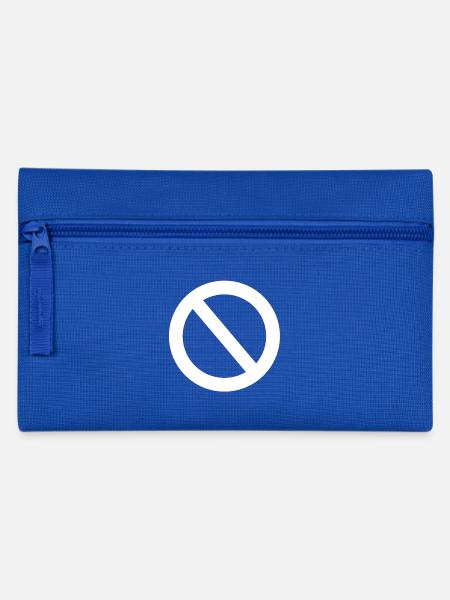 No! - Pencil Case - royal blue