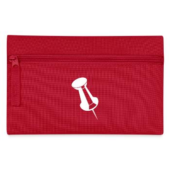 Pin Pinnnadel office needle - Pencil Case - red - Front