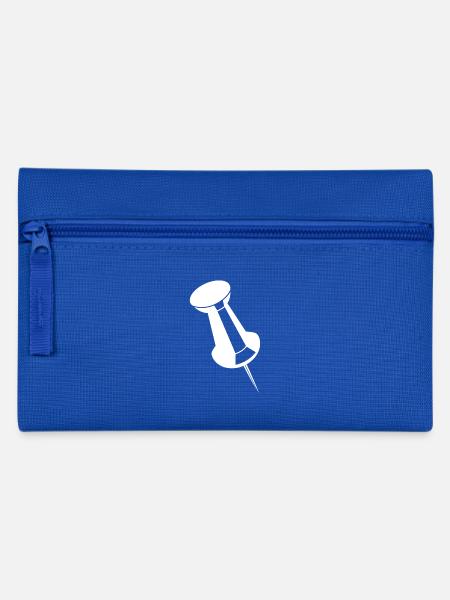 Pin Pinnnadel Office aiguille - Trousse - bleu royal