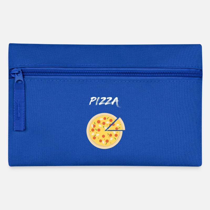 Pizza - Federtasche - Royalblau