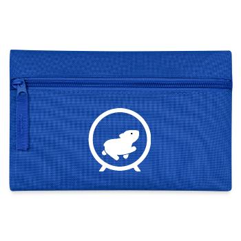 Hamster 9 to 5 burnout - Pencil Case - royal blue - Front