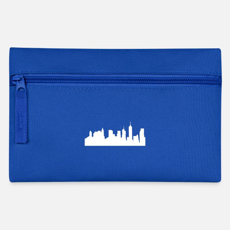 Stadt - Federtasche - Royalblau