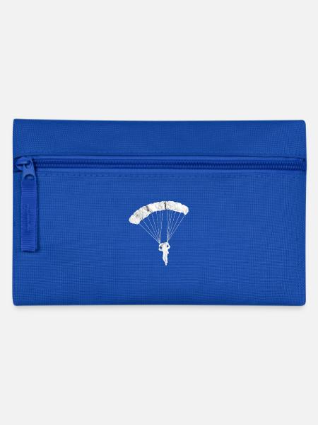 Fallschirmsprung - Federtasche - Royalblau