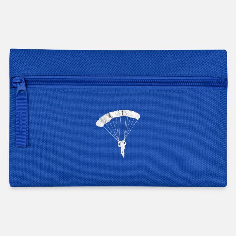 Fallschirmsprung - Federtasche - Royalblau