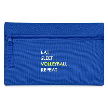 Volleyball Team Volleyball Funny Saying - Pencil Case - royal blue - Front