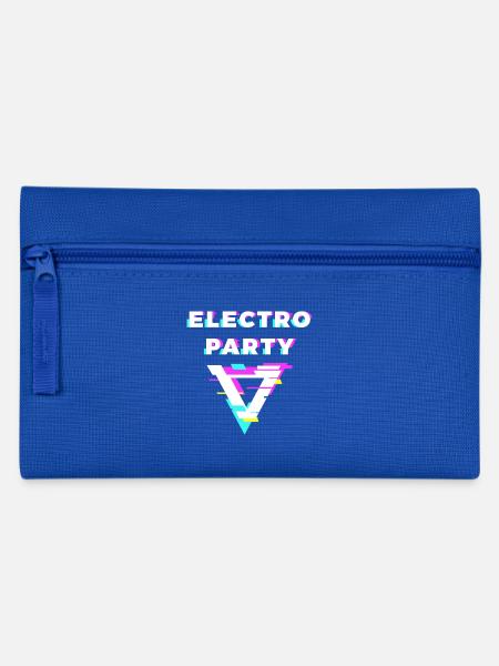 Electro Party - Federtasche - Royalblau