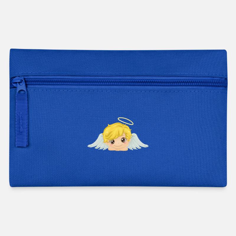 Ange gardien doux - Trousse - bleu royal