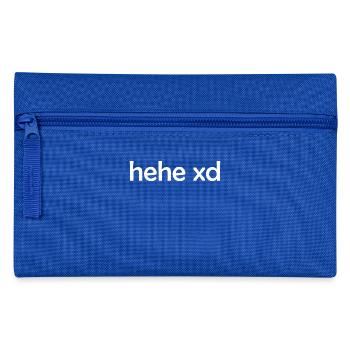 hehe xd - Federtasche - Royalblau - Vorne